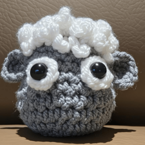 sheep crochet kit main photo
