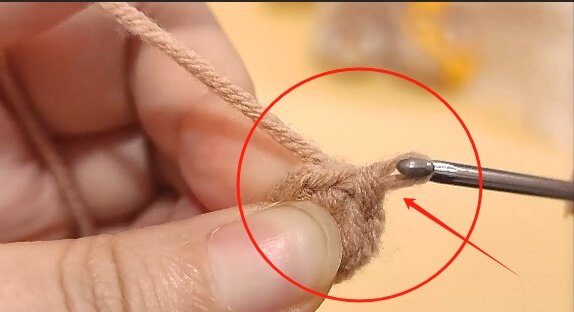 How to crochet magic ring finished photo