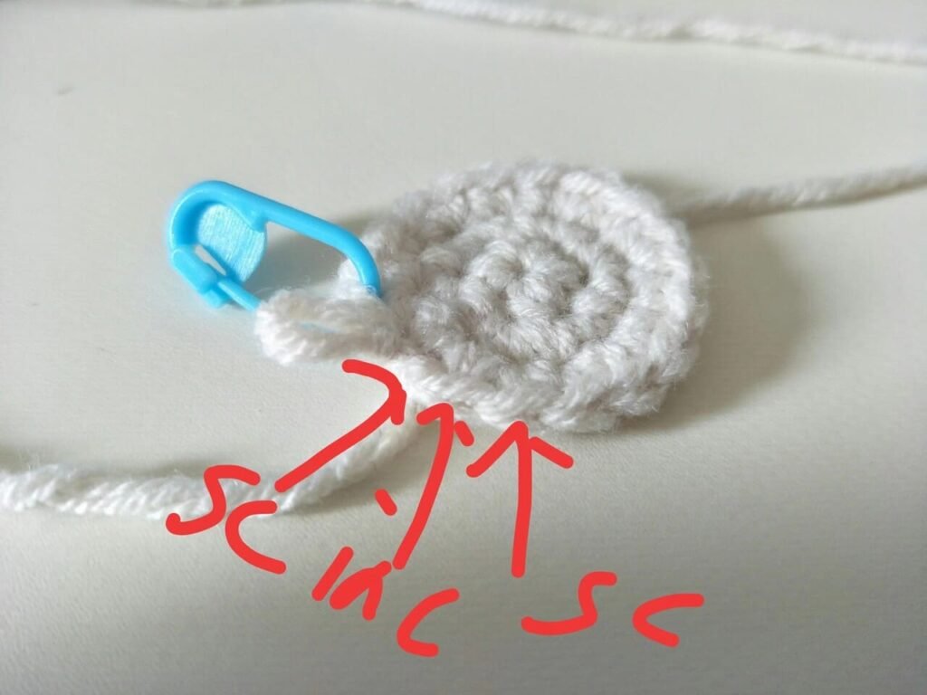 R4 crochet order for pig crochet