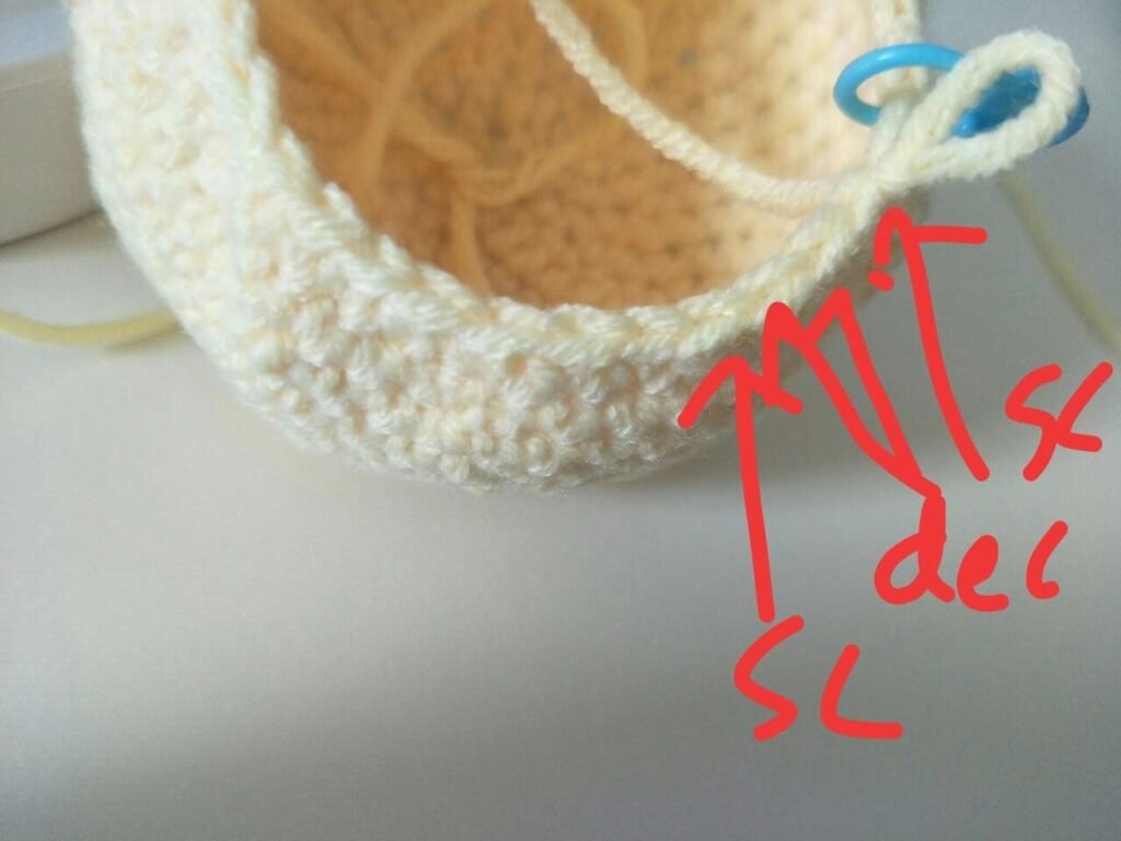 crochet order for R18