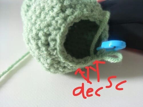crochet order for R22