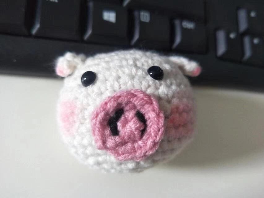 pig crochet is completed