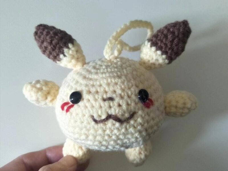 positive of pikaqiu crochet