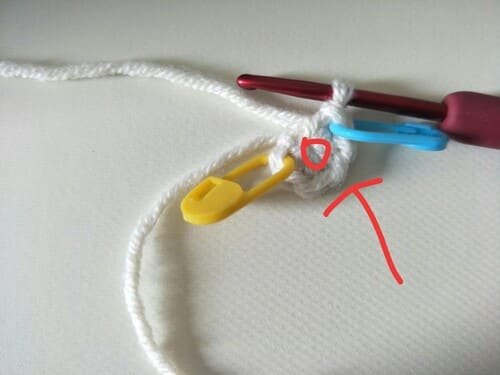 pull out the magic ring for pig crochet