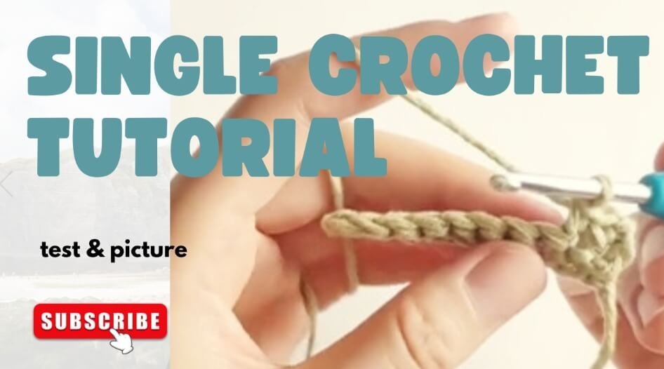 single crochet tutorial main photo