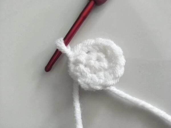 slip stitch for R2