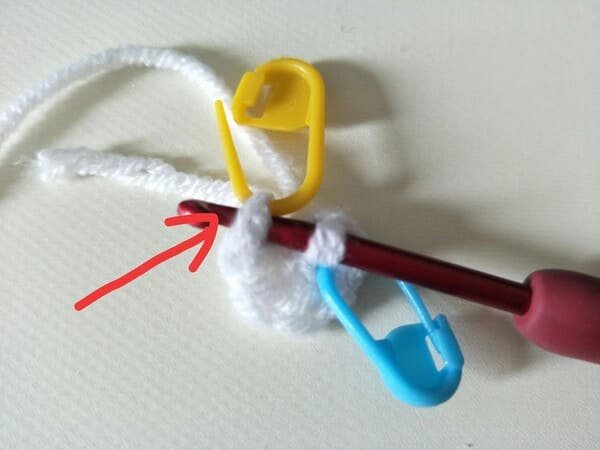 slip stitch for magic ring