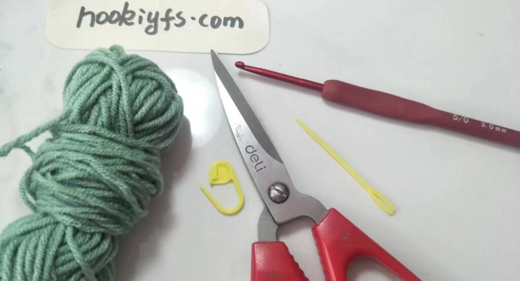 material of single crochet stitch