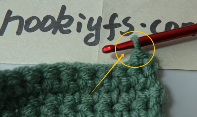 single crochet is complete(only one loop)