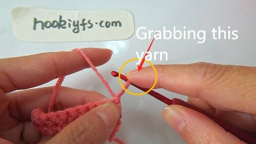 grabbing this yarn for chainless starting double crochet