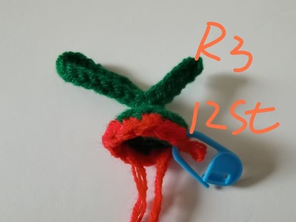 12 stitches for round 3 for chili crochet