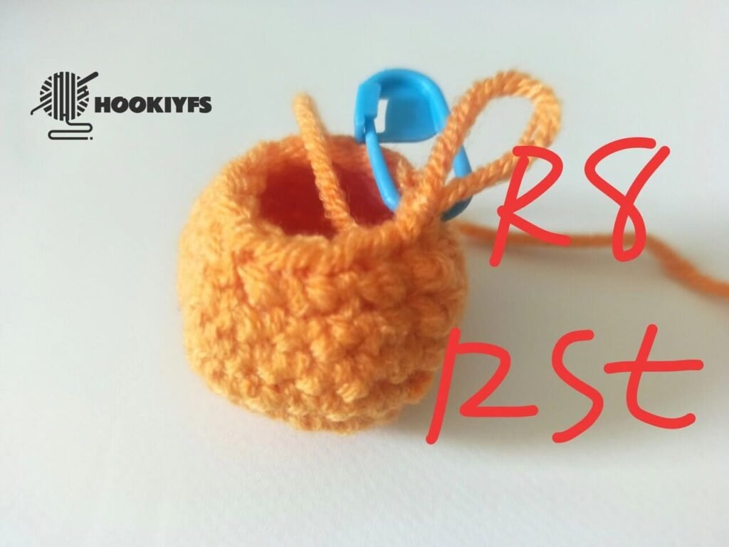 12 stitches for round 8 for persimmon crochet