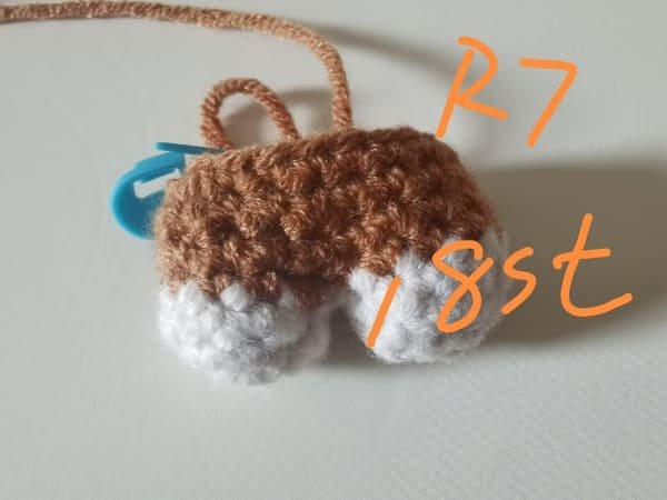 18 stitches for round 7 for body of hello kitty crochet pattern