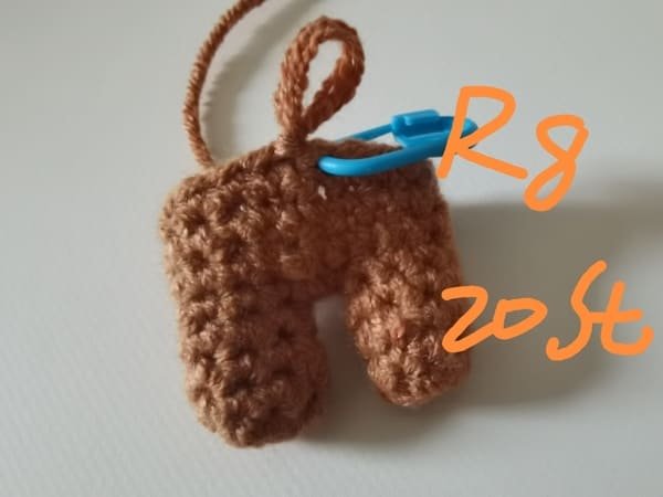 20 stitches for round 8 for teddy bear crochet