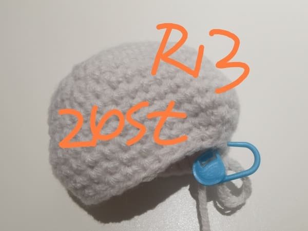 24 stitches for round 13 for head for hello kitty crochet pattern