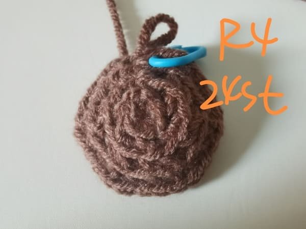 24 stitches for round 4 for sunflower crochet