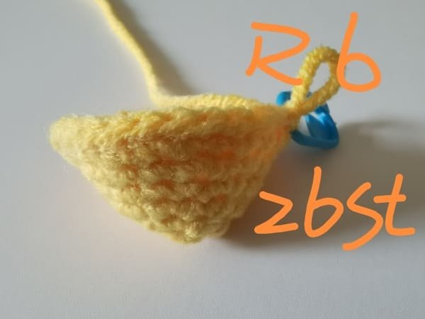 26 stitches for round 6 for mango crochet
