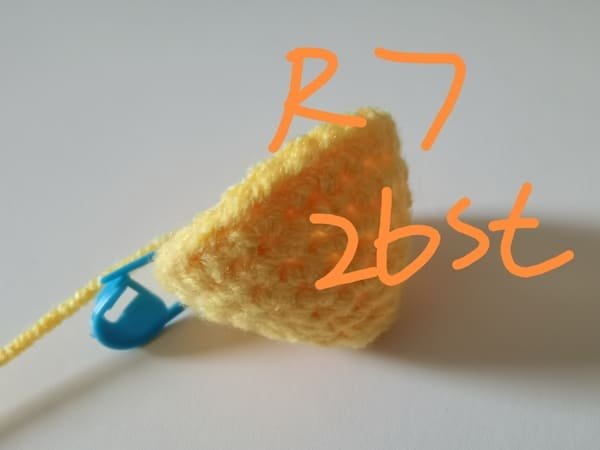 26 stitches for round 7 for mango crochet
