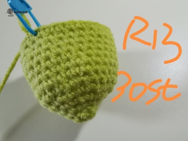 30 stitches for round 13 for lemon crochet pattern
