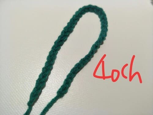 40 chain stitch for bracelet
