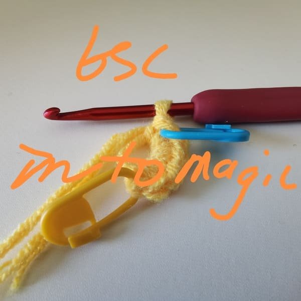 6 single crochet in to the magic for pineapple crochet pattern