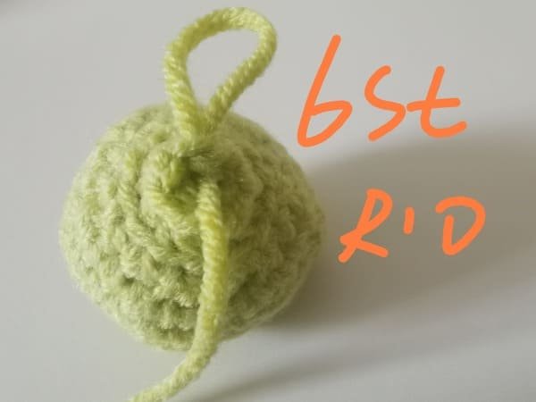 6 stitches for round 10 for octopus crochet