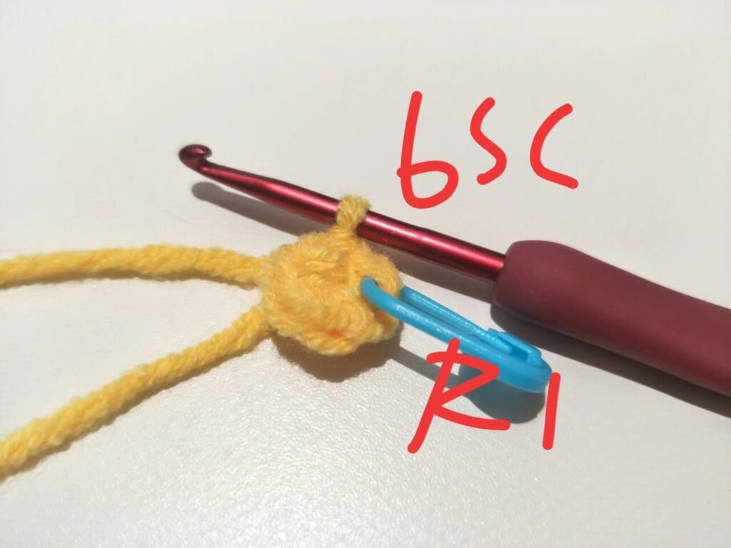 6sc for R1