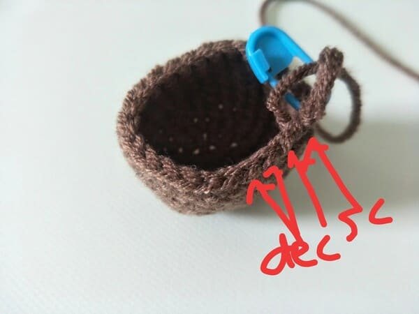 R11 crochet order for drumstick crochet