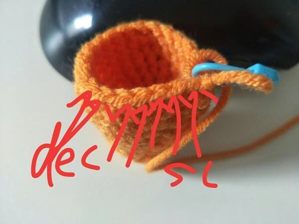 R13 crochet order for carrot crochet