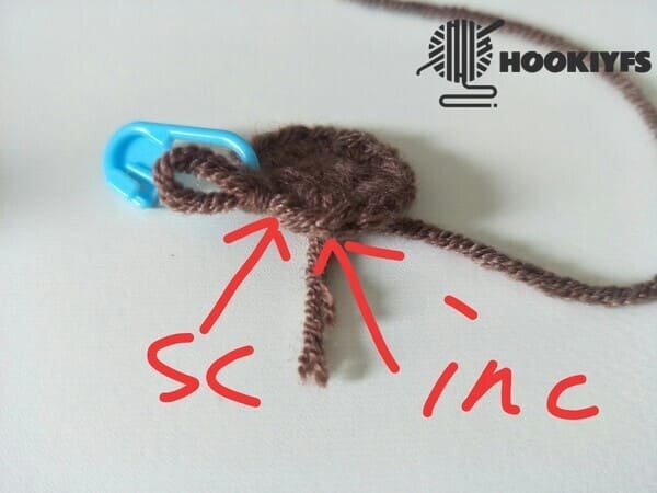 R3 crochet order for drumstick crochet