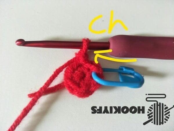 add chain stitch for every round for strawberry crochet