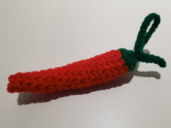 chili crochet is completed