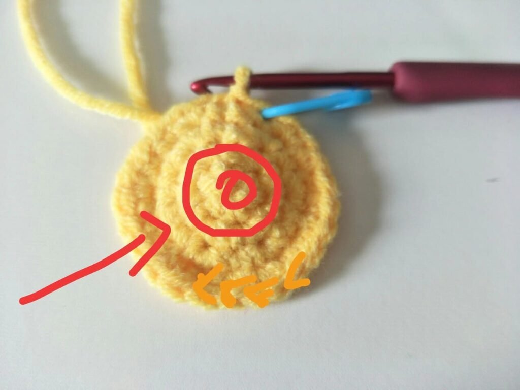 count rounds for crochet chicken pattern