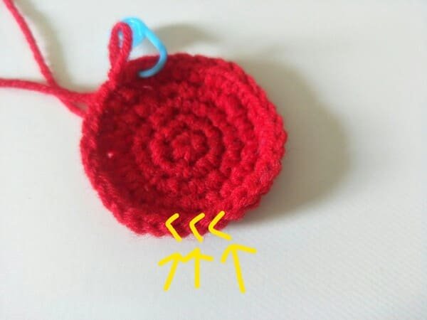 count stitch for crochet tomato