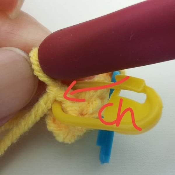 crochet chain stitch again