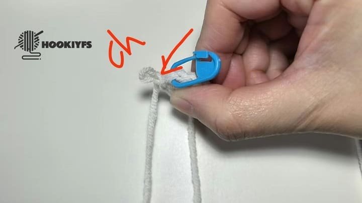 crochet chain stitch for every round