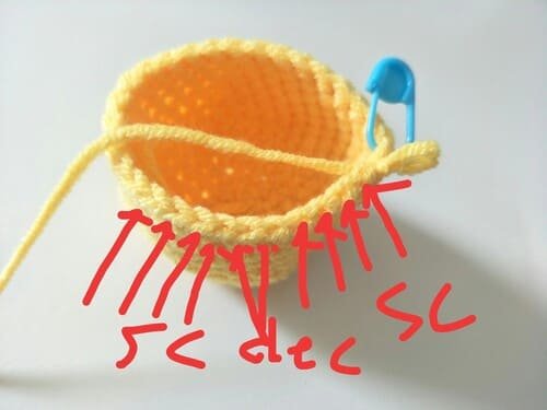 crochet order for R13