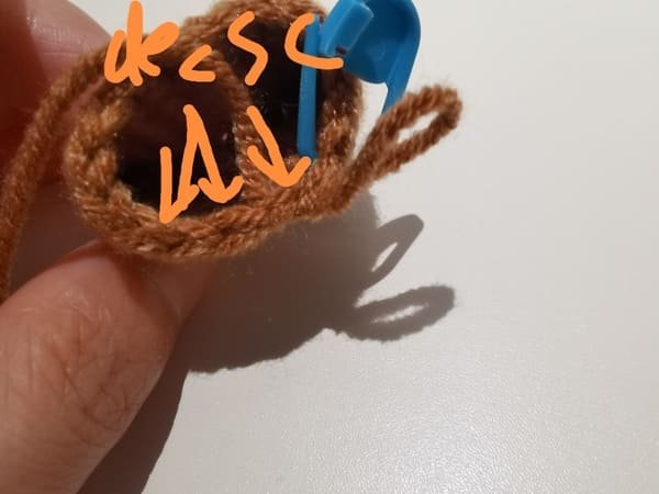 crochet order for round 11 for teddy bear crochet