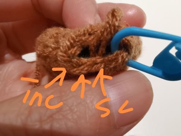 crochet order for round 13 for teddy bear crochet