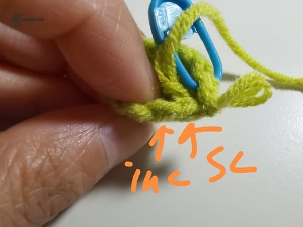 crochet order for round 4 for lemon crochet pattern