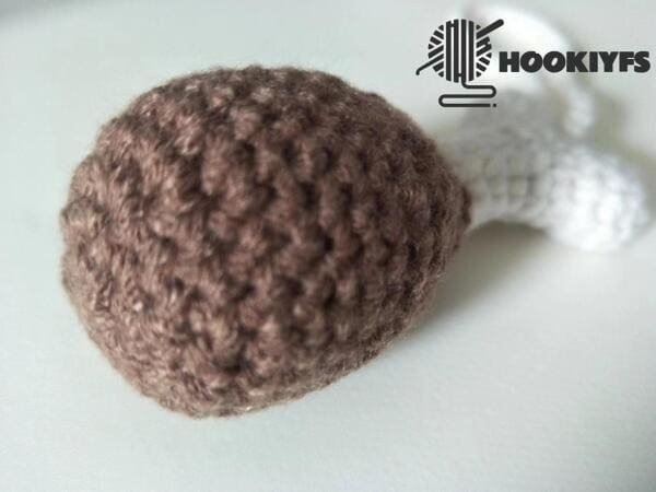 drumstick crochet is completed