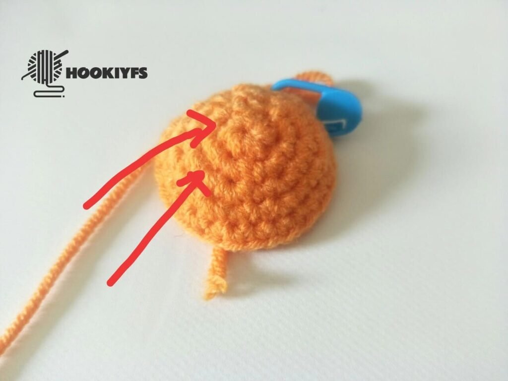 every round shape for persimmon crochet