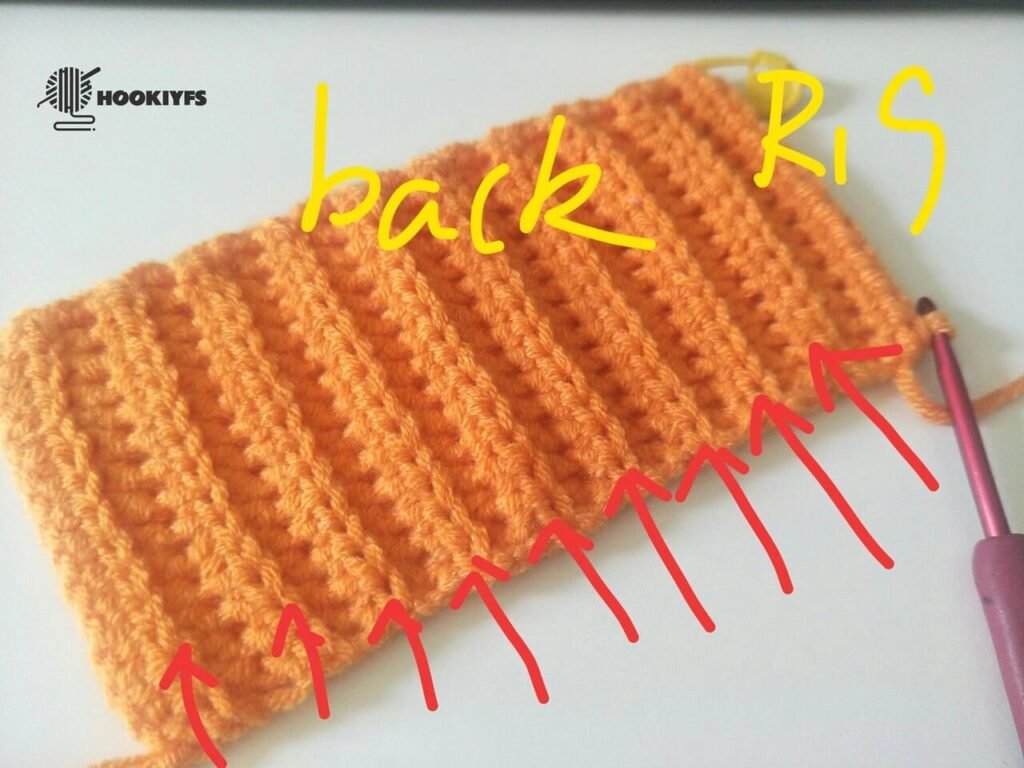 front view for crochet pumpkin pattern