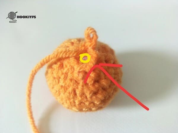 have a hole for persimmon crochet