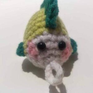 positive of fish crochet kit