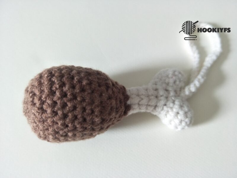 side of Drumstick Crochet Kit