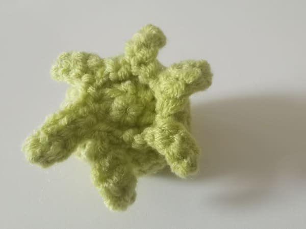 six octopus tentacles are completed.