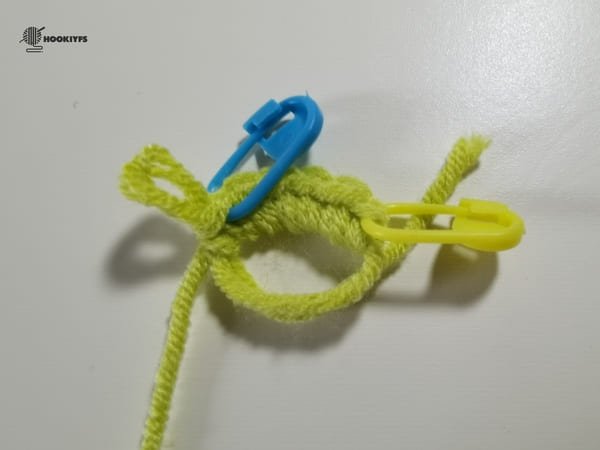 the first and last marker for lemon crochet pattern