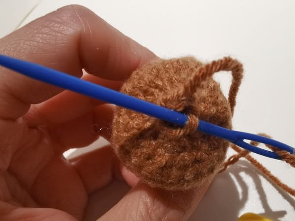 the opening get small with yarn needle