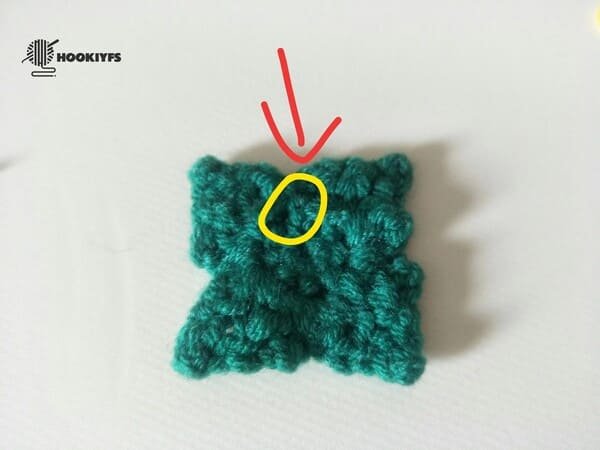 tie knot on the back of leaf